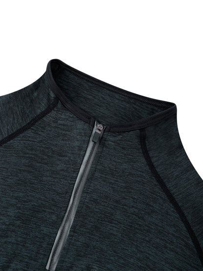 Motion GWD Men's Quarter-Zip Raglan Training T-Shirt