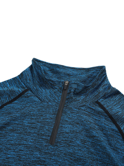 Motion GWD Unisex Quarter-Zip Performance Long Sleeve T-Shirt