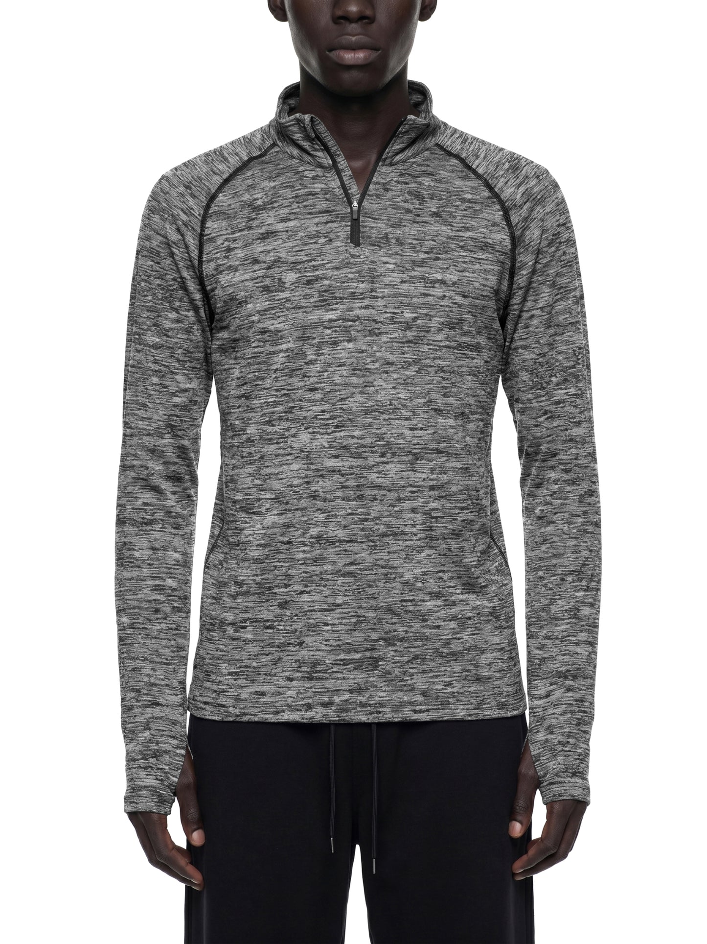 Motion GWD Unisex Quarter-Zip Performance Long Sleeve T-Shirt