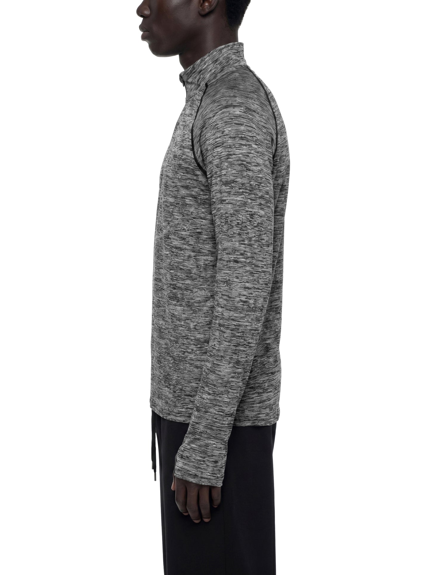 Motion GWD Unisex Quarter-Zip Performance Long Sleeve T-Shirt